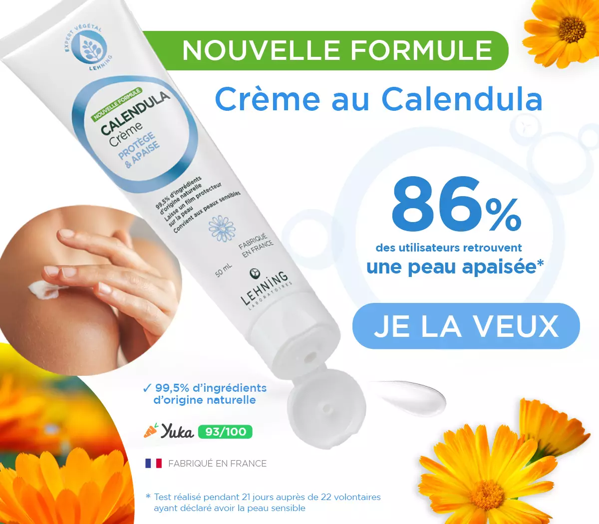 Nouvelle crème au calendula