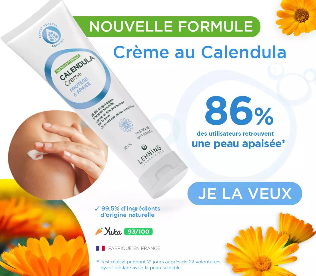 Crème au calendula
