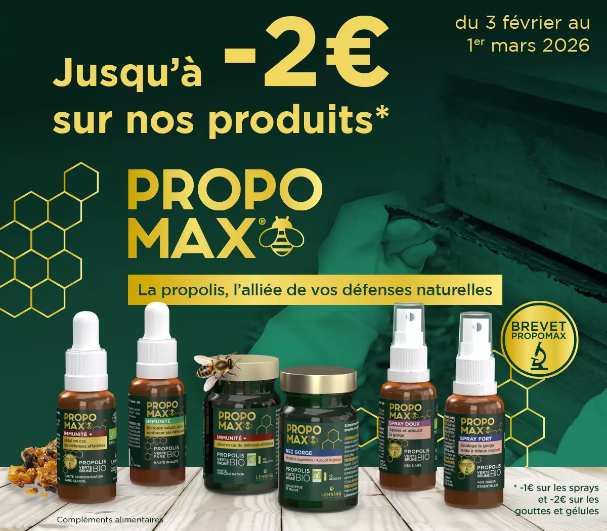 Promo Gamme Propomax Propolis