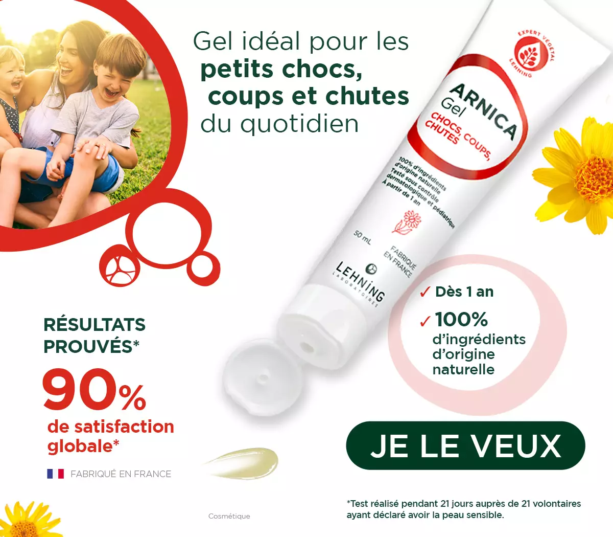 Gel à l'arnica