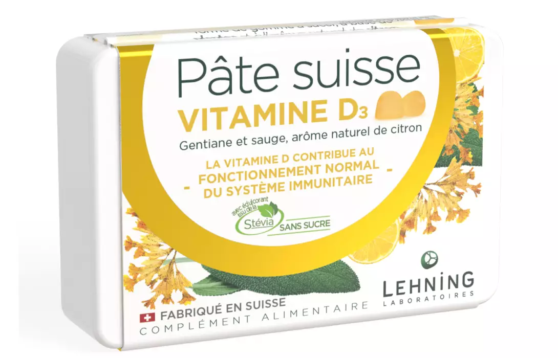 Pâte suisse Vitamine D3
