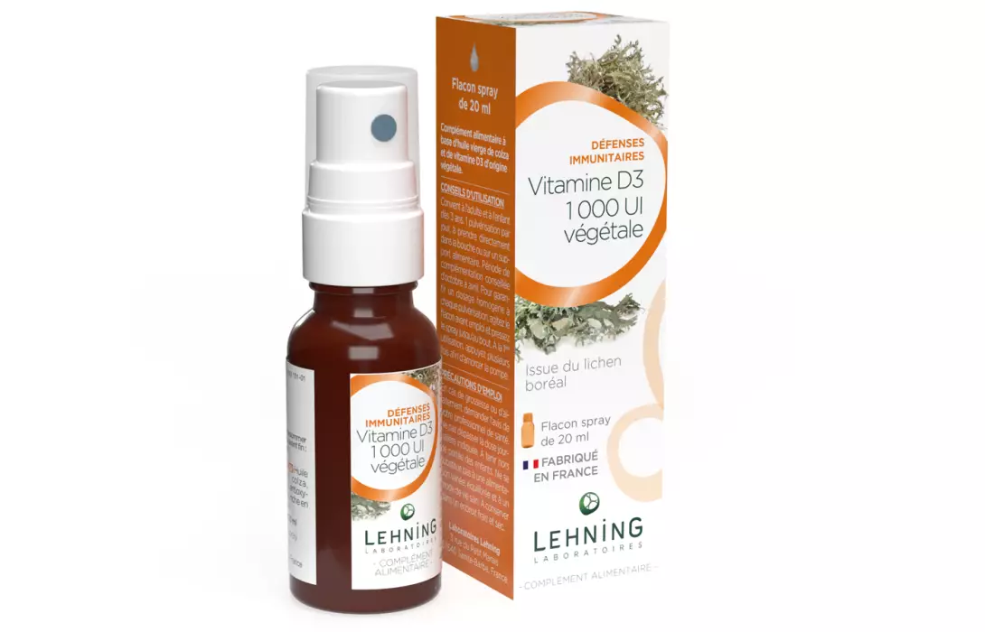 Vitamine D3 végétale 1000 UI