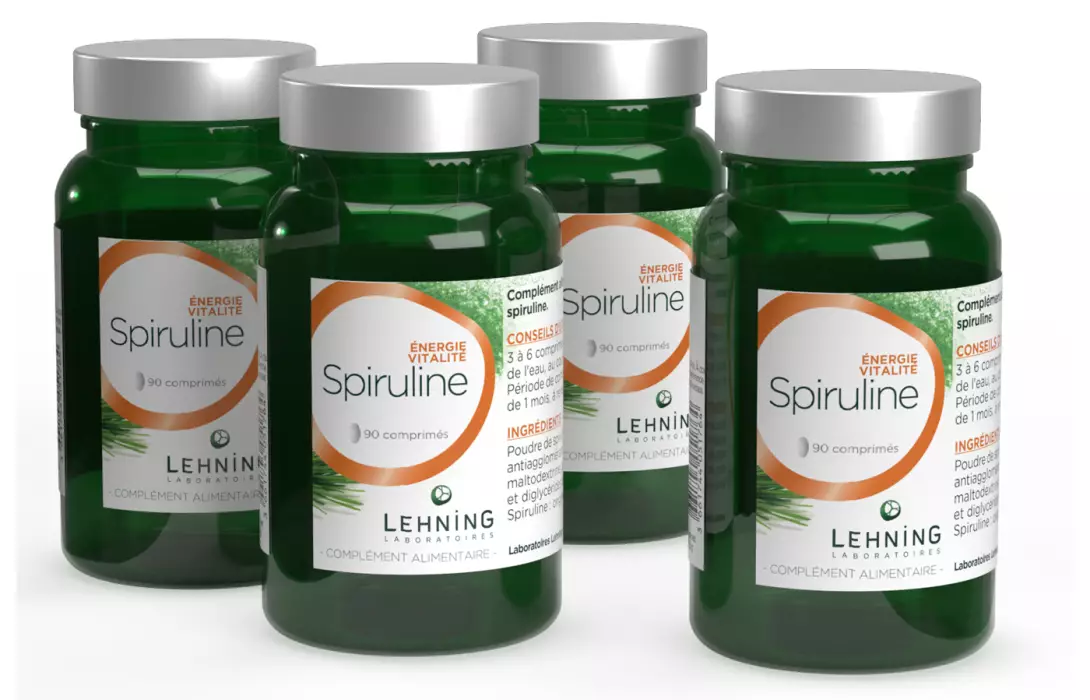 4 Spiruline - Programme de 2 mois, économisez 25%
