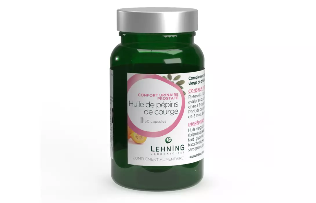 Huile de Pépins de Courges Bio en capsules pré-dosées - Traitement naturel  pour la prostate - Posologie