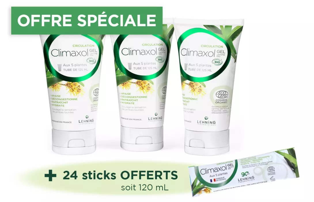 TRIO ClimaxolGEL certifiés bio