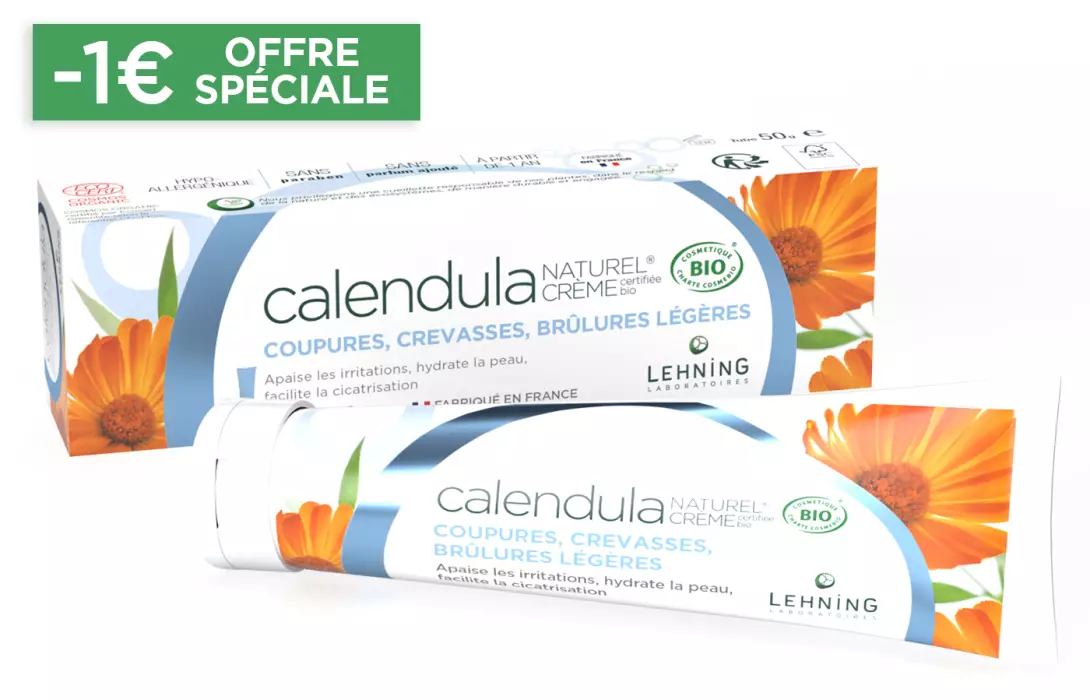 Calendula Naturel crème certifiée bio
