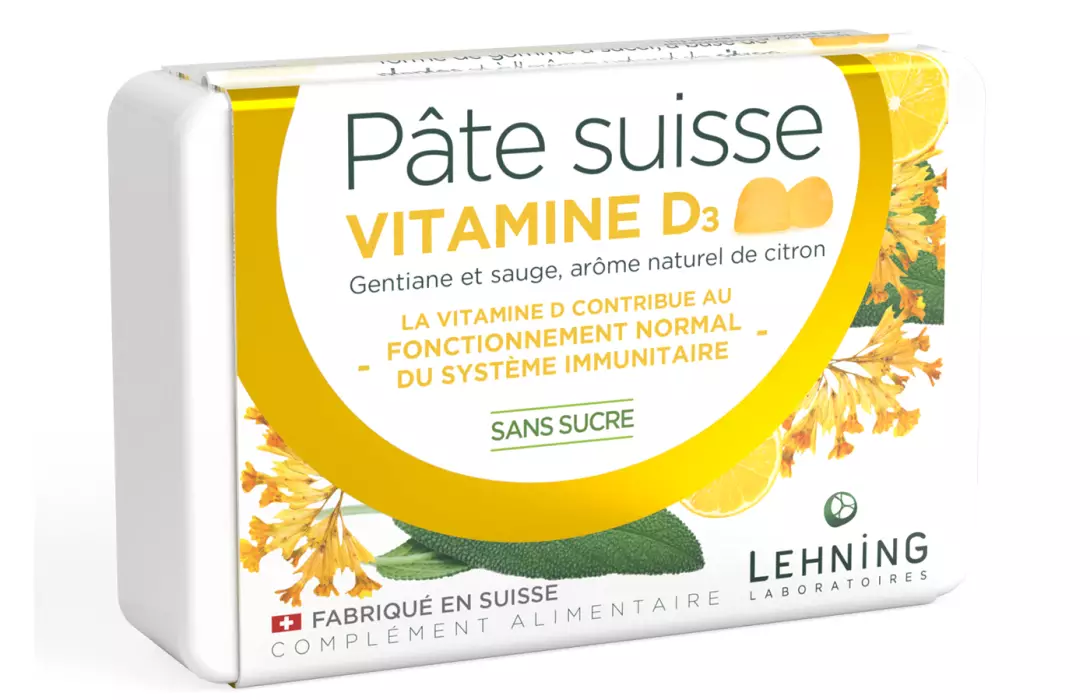 Pâte suisse Vitamine D3