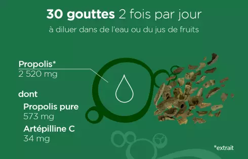 Propomax Gouttes Immunité+ sans alcool fac