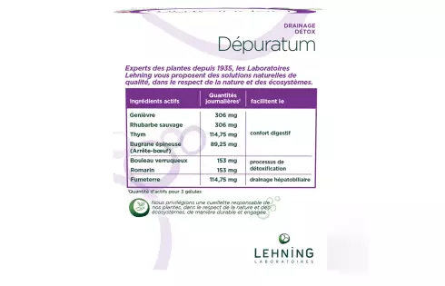 Promo 2 Dépuratum - Laboratoires Lehning