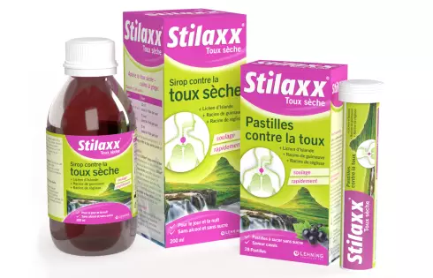 Pack Stilaxx® toux sèche - sirop et pastilles