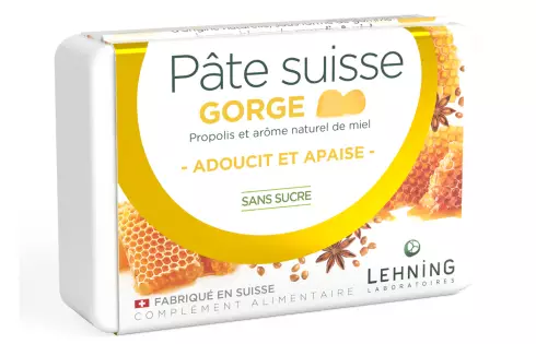 Pâte suisse Gorge - Gummies - Laboratoires Lehning