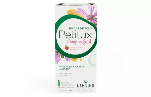 Petitux Sirop Naturel pour la Toux Enfants et Petits