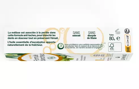 Promos dentifrice dents blanches bio Lehning
