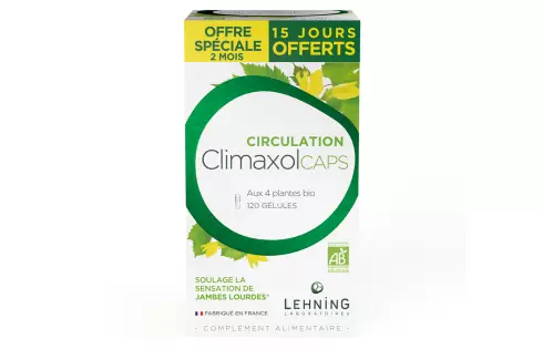 ClimaxolCAPS - complement alimentaire bio circulation sanguine 120 gélules