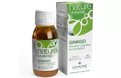 Nature Lehning Ginkgo en Gouttes - Mémoire et Concentration