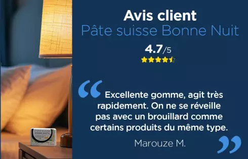 Pâte suisse Bonne Nuit Lehning - Gummies sans sucre sommeil