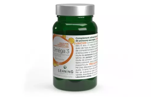 Oméga 3 en capsules - Laboratoires Lehning