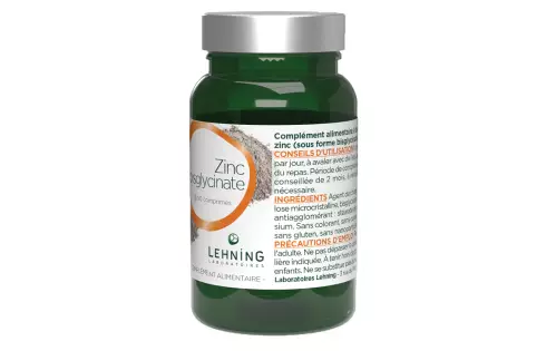 Zinc Bisglycinate comprimés Laboratoires Lehning