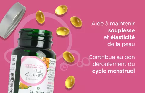 Huile d'onagre en capsules - Laboratoires Lehning