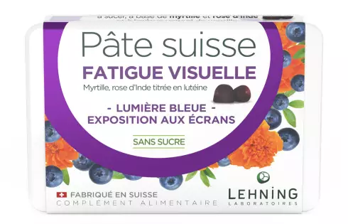 Pâte suisse Fatigue visuelle - Gummies yeux - Laboratoires Lehning