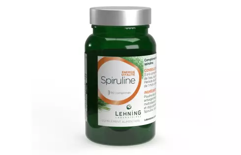 Spiruline en Comprimés - Microalgue - Laboratoires Lehning
