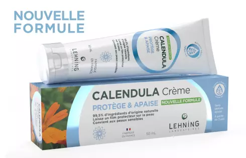 Crème au calendula à base de fleurs de souci - Laboratoires Lehning