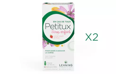 Promo 2 Petitux - Sirops pour la Toux pour les Enfants
