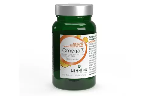 Oméga 3 en capsules - Laboratoires Lehning