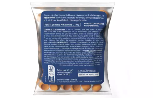 Éco-Recharge Pâte Suisse Bonne Nuit Lehning - Gummies sans sucre sommeil