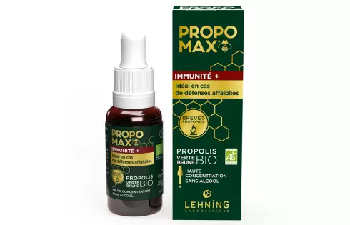Propomax Gouttes Immunité+ sans alcool Propolis