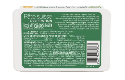 Pâte suisse Respiration Lehning