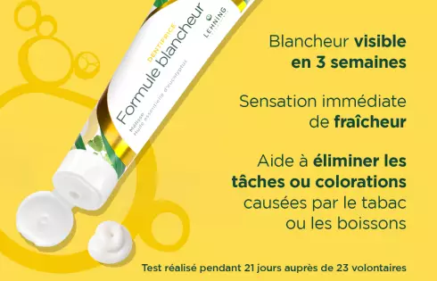 Dentifrice blancheur Laboratoires Lehning