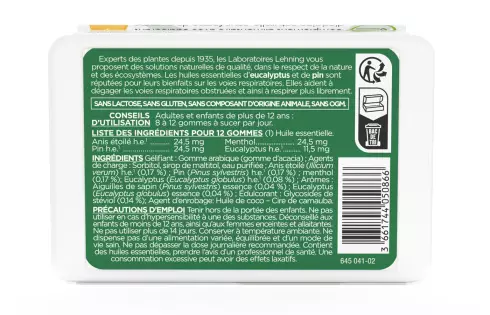 Promo DUO Pâte suisse Respiration - Gummies pour dégager le nez