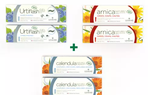 Pack été Lehning Urtiflash Arnica Calendula