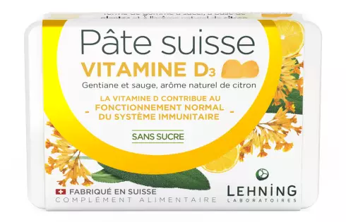 Pâte suisse Vitamine D3 Lehning