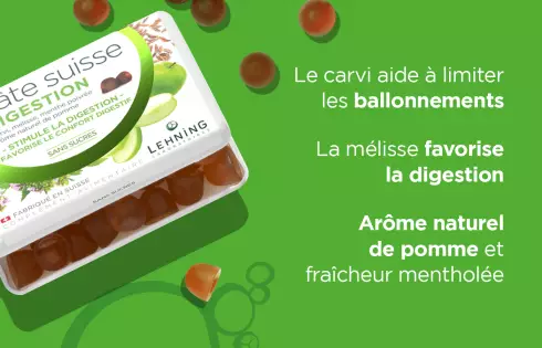 Pâte suisse Digestion - Gummies Ballonnements