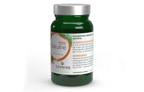 Spiruline en Comprimés - Microalgue - Laboratoires Lehning