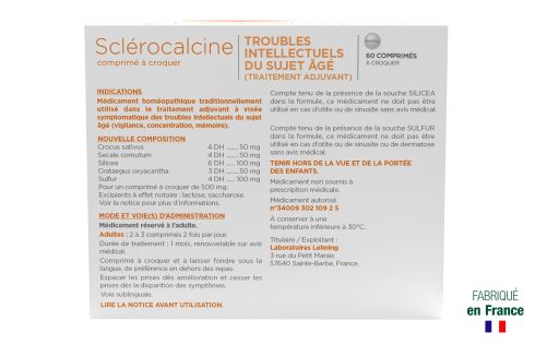 Médicament Sclérocalcine Lehning