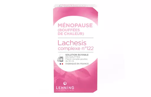 Médicament Lachesis Complexe n°122 Troubles de la ménopause Lehning