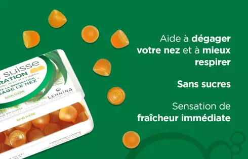 Promo DUO Pâte suisse Respiration - Gummies pour dégager le nez