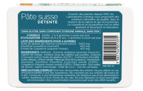 Pâte suisse Détente Lehning