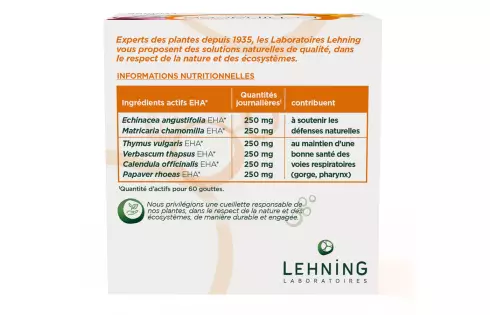 Promo Duo echinacée n40 - Laboratoires Lehning