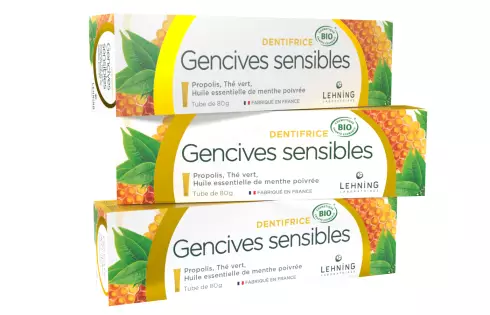 Promo dentifrice bio pour gencives sensibles Lehning