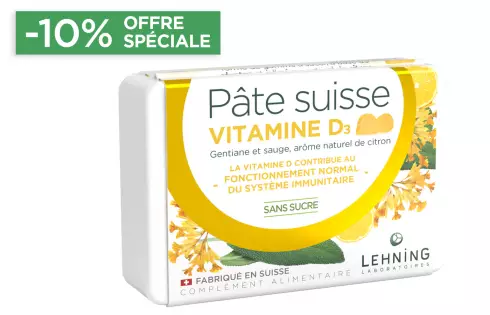 Pâte suisse Vitamine D3 Lehning