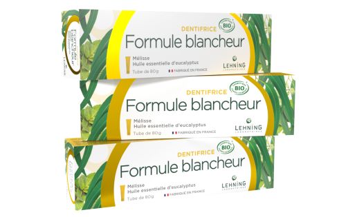 Promos dentifrice dents blanches bio Lehning