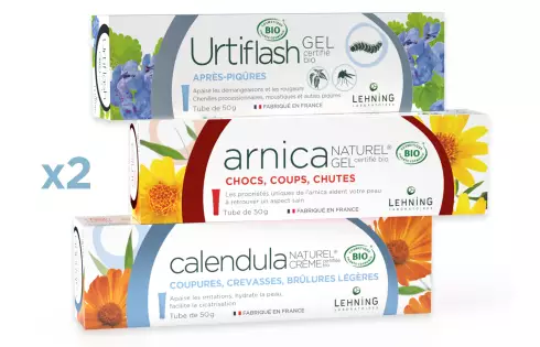 Pack été Lehning Urtiflash Arnica Calendula