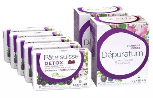 Pack cure détox - Laboratoires Lehning