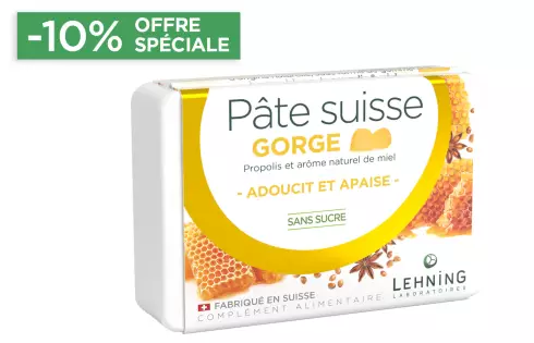Pâte suisse Gorge - Gummies - Laboratoires Lehning