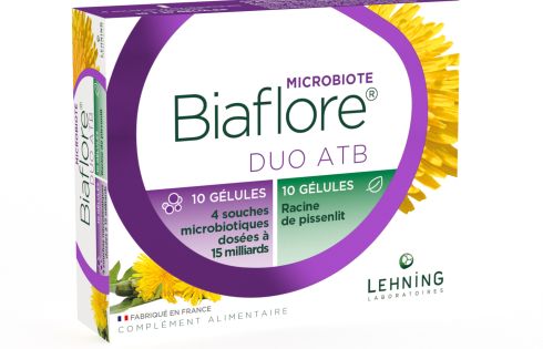 Probiotique avec antibiotique Biaflore DUO ATB Lehning