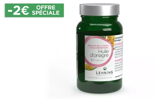 Huile d'onagre en capsules - Laboratoires Lehning